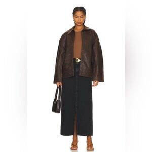 Agolde Leif Low Slung Skirt